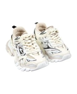 Balenciaga Beige Track.2 Low Sneakers For Kids -Golden Goose Store 00516392d1c970023e6f4cdb5ebab65b