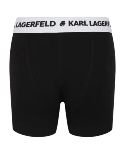 Karl Lagerfeld Kids Black Set For Boy With Logo -Golden Goose Store 0952e09c9ab1b32aa1905d265540c156