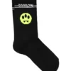 BARROW Black Socks For Kids With Logo And Smiley