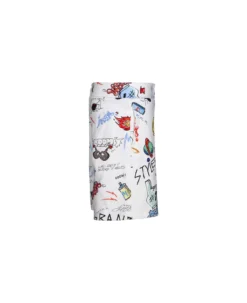 MSGM Shorts With Box Logo And All-over Graphic Symbols -Golden Goose Store 132c1cc7be90dd515ba53bdf009006f2