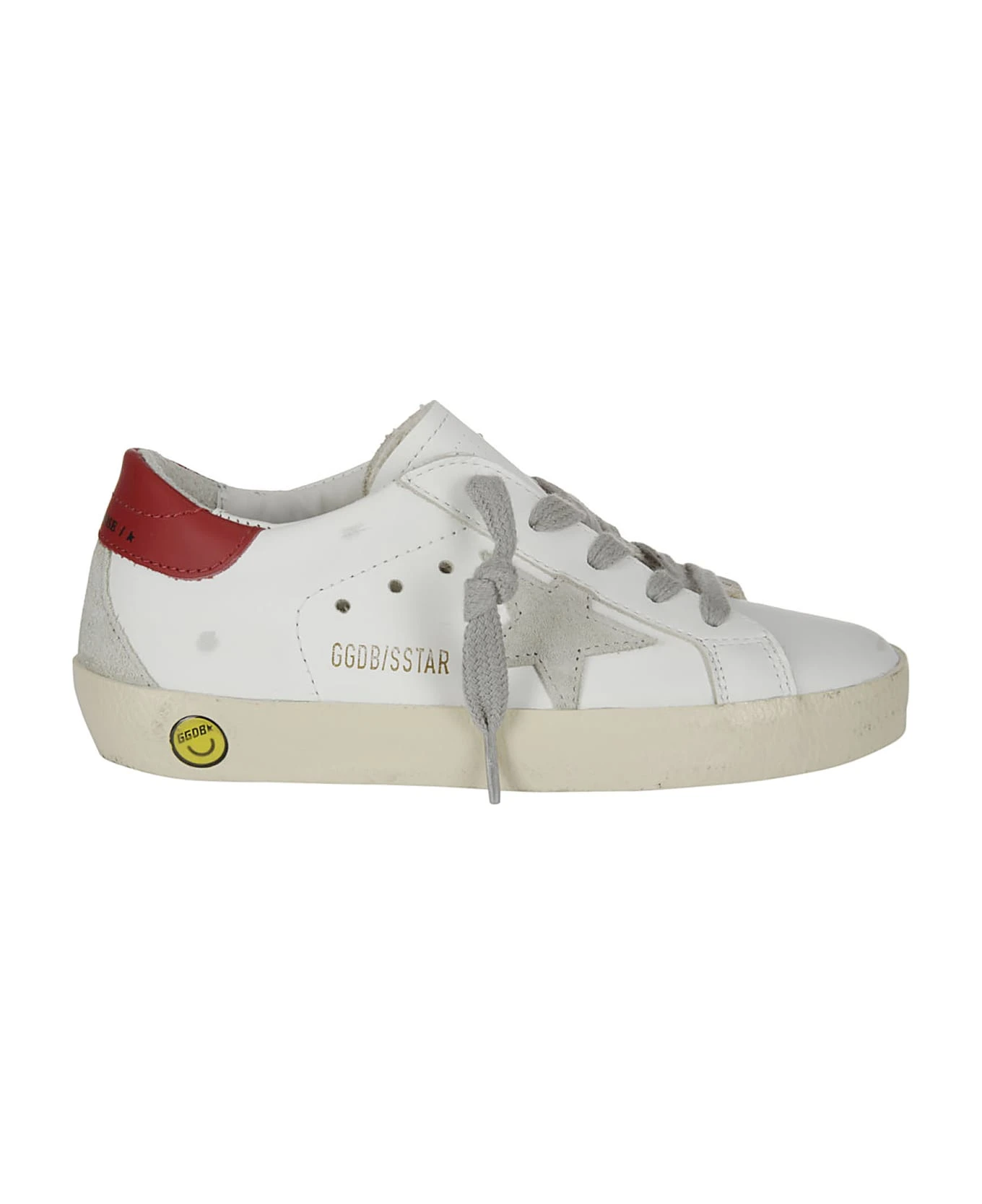 Golden Goose Super-star Leather Upper And Heel Suede Star An 1 Golden Goose Super-star Leather Upper And Heel Suede Star An