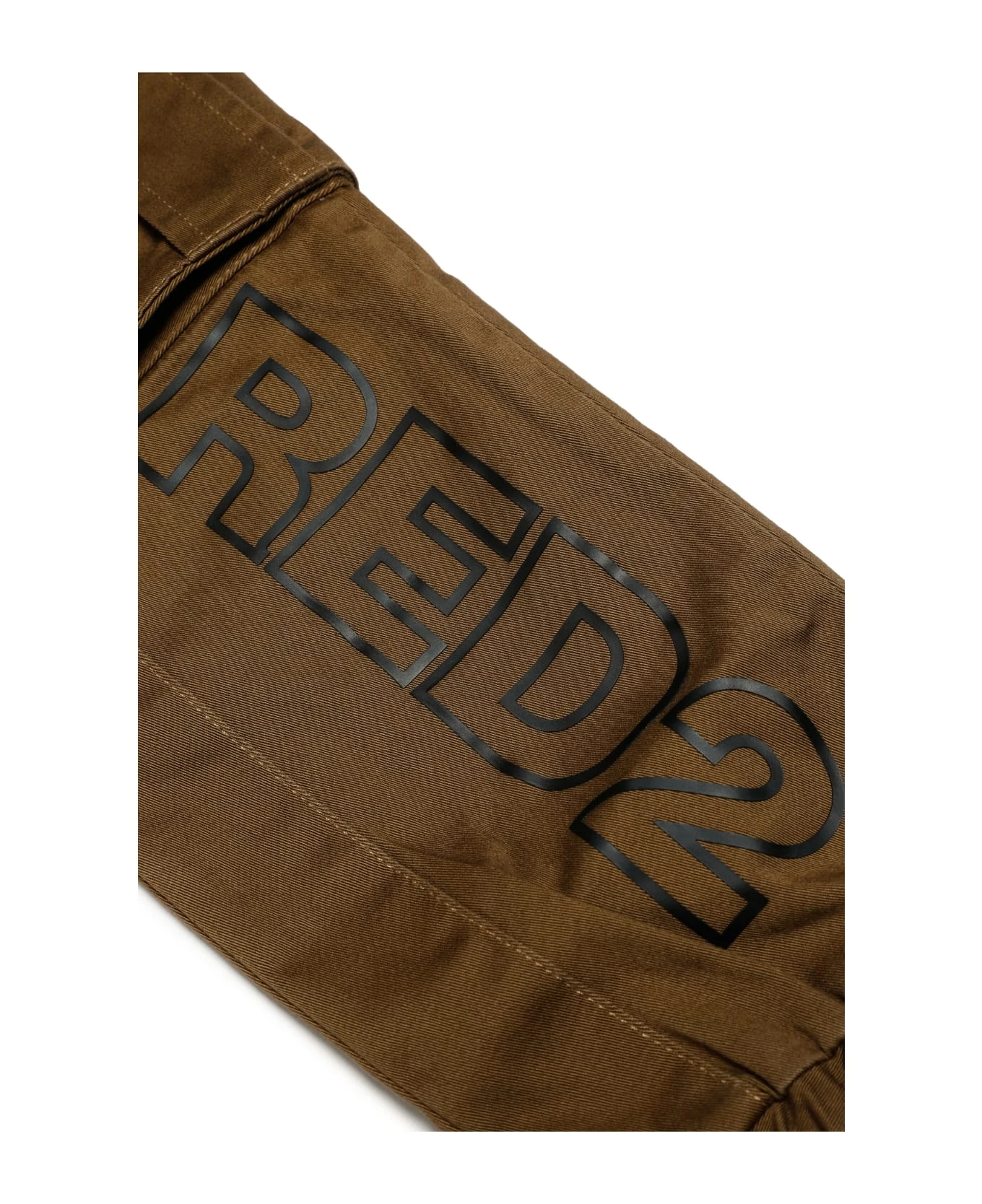 DSQUARED2 D2p615m Trousers Dsquared Gabardine Cargo Pants With Outline Logo 3 DSQUARED2 D2p615m Trousers Dsquared Gabardine Cargo Pants With Outline Logo - Image 3