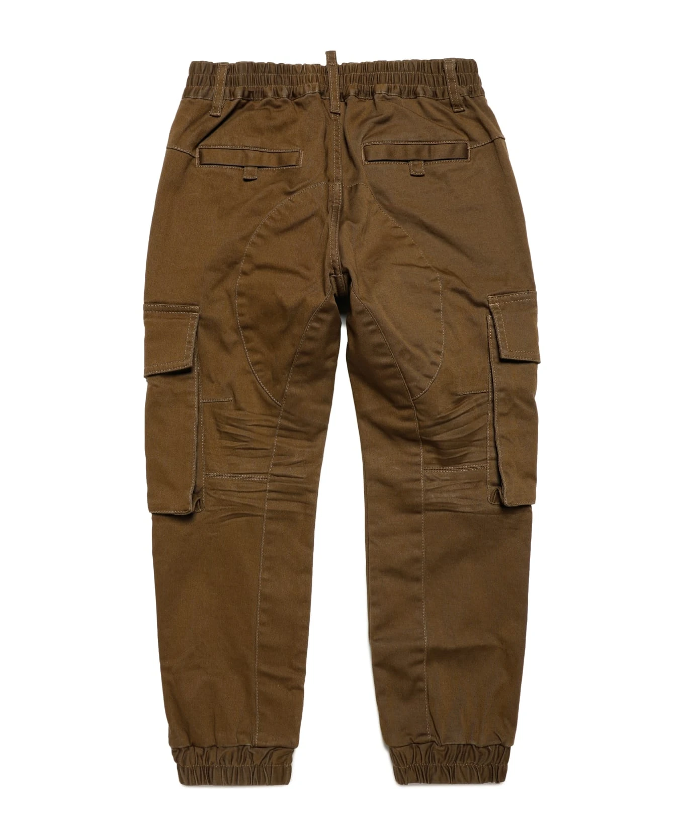 DSQUARED2 D2p615m Trousers Dsquared Gabardine Cargo Pants With Outline Logo 2 DSQUARED2 D2p615m Trousers Dsquared Gabardine Cargo Pants With Outline Logo - Image 2