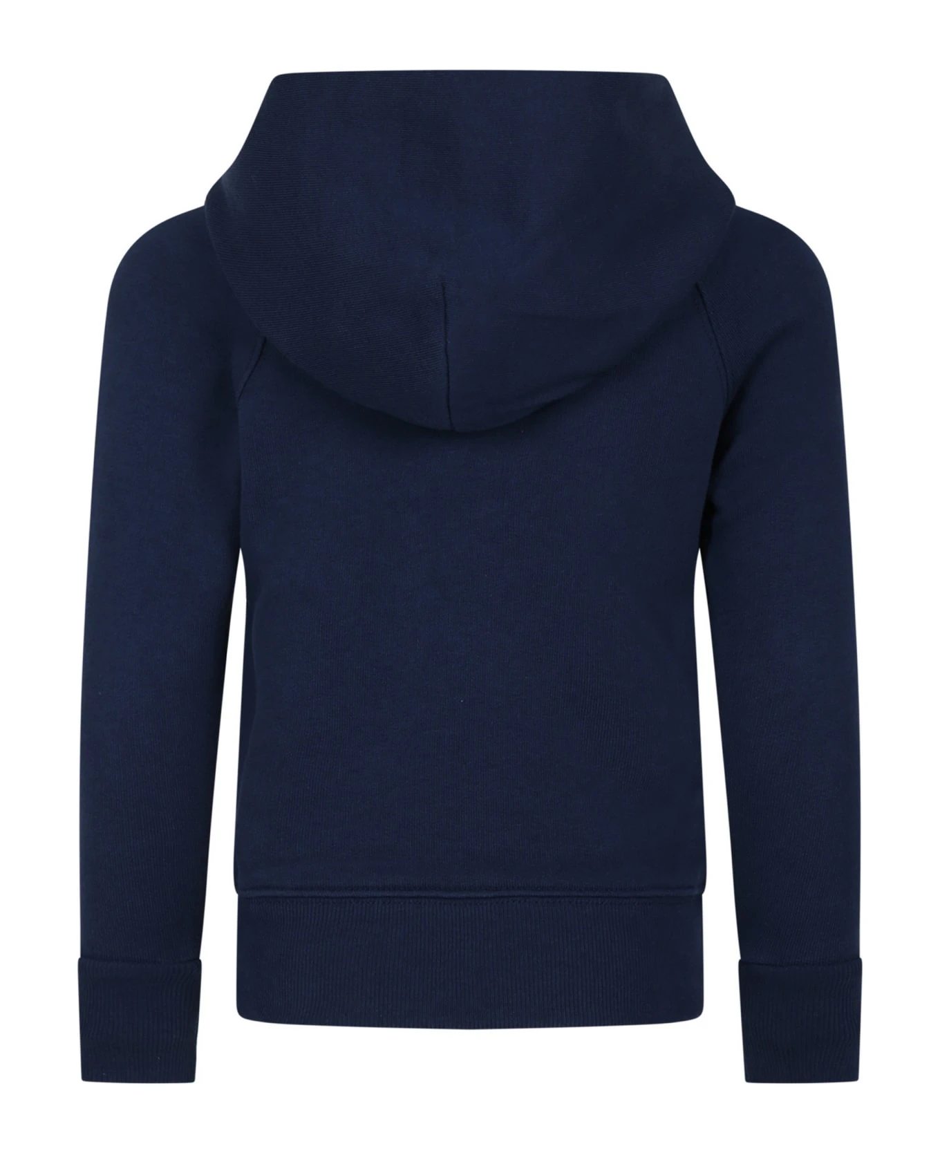 Gucci Blue Sweatshirt For Boy With Double G 2 Gucci Blue Sweatshirt For Boy With Double G - Image 2