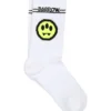 BARROW White Socks For Kids With Logo And Smiley