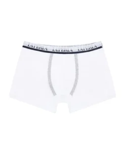 LA PERLA White Boxer For Boy With Logos