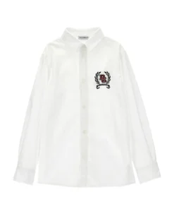 Dolce & Gabbana Logo Embroidery Shirt