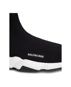 Balenciaga 'speed' Black Sneakers With Logo In Stretch Fabric Woman -Golden Goose Store 41b154e004a4aa853d2c110406927057