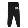 MOSCHINO Black Joggers With Teddy Friends Print