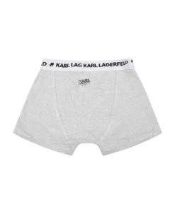 Karl Lagerfeld Kids Gray Set For Boy With Black Logo -Golden Goose Store 46527f9b1e41f2fd0a8721a673ded265