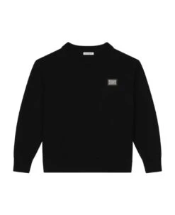 Dolce & Gabbana Black Virgin Wool Jumper
