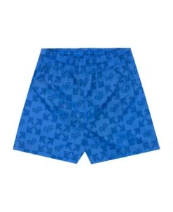 Off-White Beach Shorts With Print