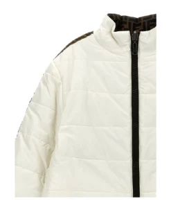 FENDI Logo Band Down Jacket -Golden Goose Store 4f167027ae0a1172fd75b0d3064d0b6e