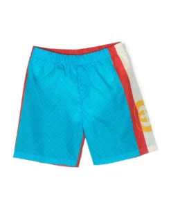 Gucci Light-blue Polyester Swimsuit