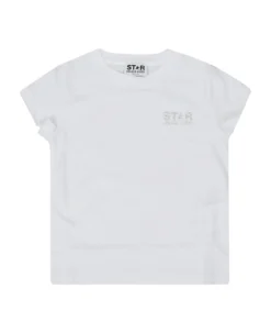 Golden Goose Star/ Girl's T-shirt S/s Logo/ Big Star Printed
