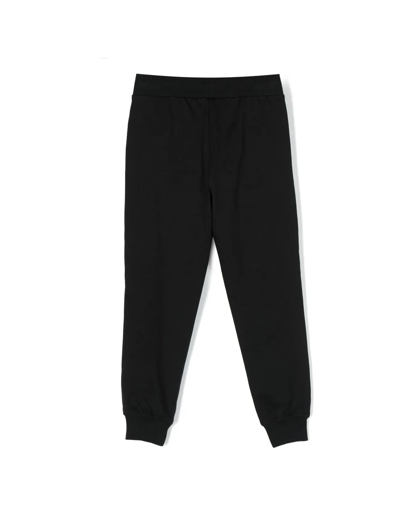 MOSCHINO Black Joggers With Teddy Friends Print 2 MOSCHINO Black Joggers With Teddy Friends Print - Image 2