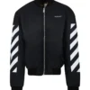 Off-White Black Jacket For Boy With Logo