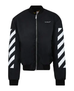 Off-White Black Jacket For Boy With Logo