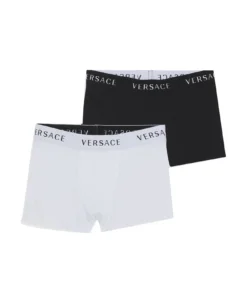 Versace Pack Of 2 Cotton Boxer Briefs