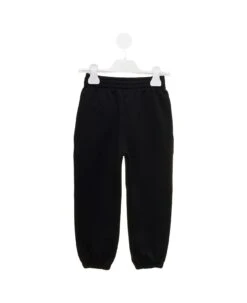 Black Cotton Jogger With Logo Balenciaga Kids Boy
