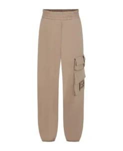 FENDI Brown Trousers For Kids With Double Ff
