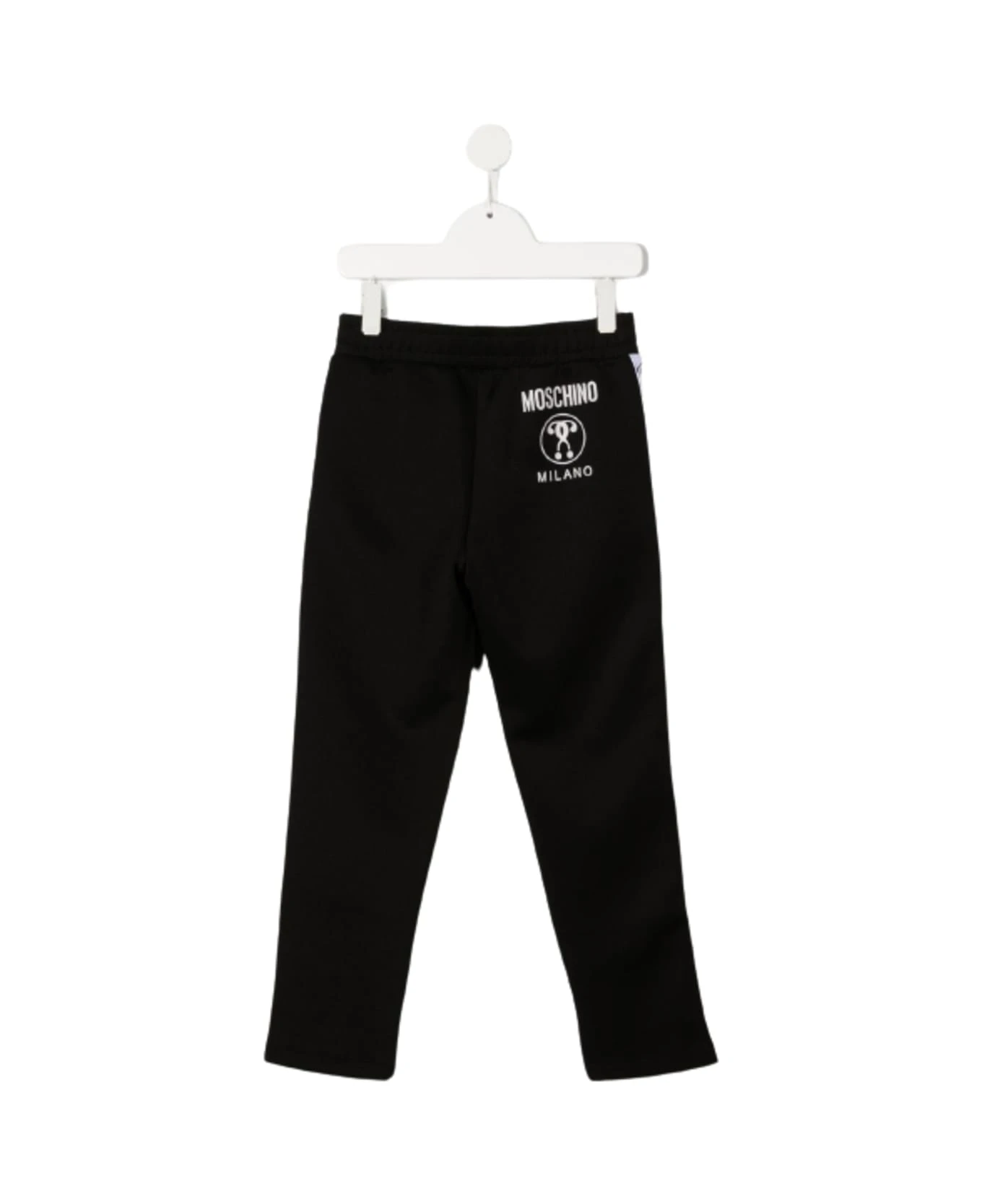 MOSCHINO Black Suit In Polyester And Logo Finish 2 MOSCHINO Black Suit In Polyester And Logo Finish - Image 2