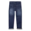 Hugo Boss Jeans Blu Navy Stretch In Denim Di Cotone Bambino