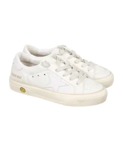 Golden Goose White May Sneakers For Girl With Iconic Star 6 Golden Goose White May Sneakers For Girl With Iconic Star -Golden Goose Store 7ba93d1859adeec650a4774526c0f2e4