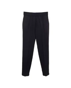 Emporio Armani Black Viscose Blend Pants