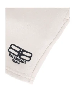 Balenciaga Bb Logo Embroidered Shorts -Golden Goose Store 81981f6aa1b73e9699a04d643ed047f1