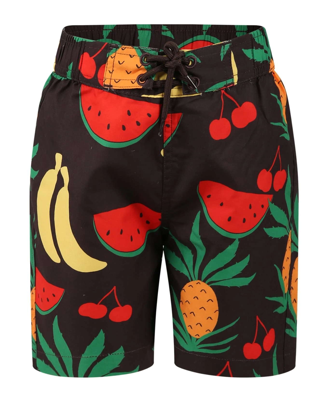 Mini Rodini Multicolor Swim-boxer For Boy With Fruit Print 1 Mini Rodini Multicolor Swim-boxer For Boy With Fruit Print