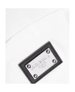 Dolce & Gabbana Kids Cotton Shirt With Pocket -Golden Goose Store 889e21d0f71672e95c01f12c98f3eca5