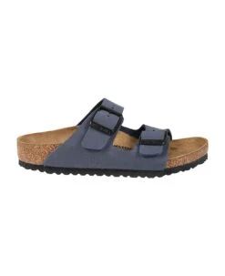 Birkenstock Bleu Sandals "arizona Bs" For Kids With Logo