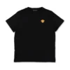 Versace T-shirt Nera In Jersey Di Cotone Bambino