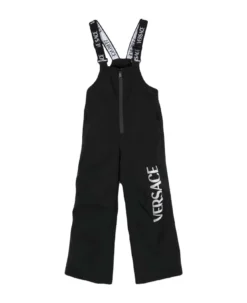 Black Dungarees Unisex Kids