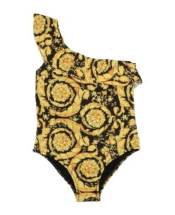 Versace 'baroque Ss92' One-piece Swimsuit