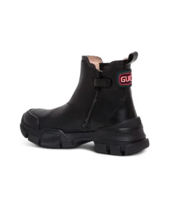 Gucci Logo Patched Boots -Golden Goose Store abc59ad4341b5b8aff9c55c33564cb08
