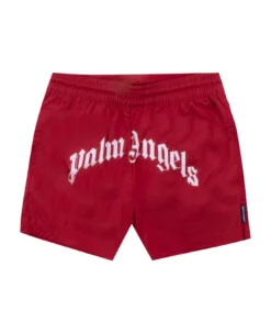 Palm Angels Swim Shorts With Logo