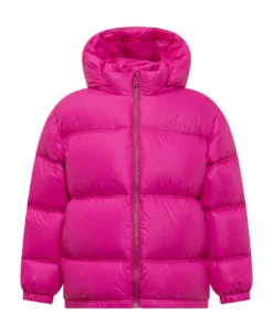 Versace Down Jacket With Logo