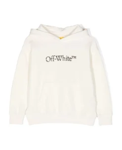 Off-White White Cotton Hoodie