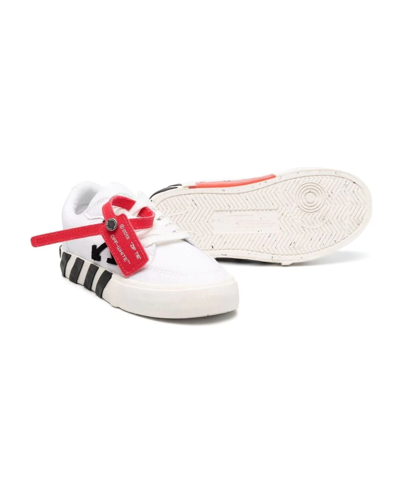 Off-White White Arrows Vulcanized Zip-tie Sneakers 2 Off-White White Arrows Vulcanized Zip-tie Sneakers - Image 2