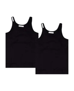 Dolce & Gabbana Pack Of 2 Stretch Jersey Tanks Top
