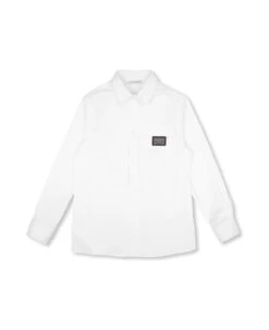 Dolce & Gabbana Kids Cotton Shirt With Pocket