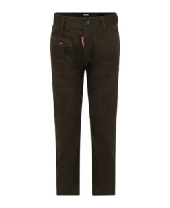 DSQUARED2 Green Trousers For Boy