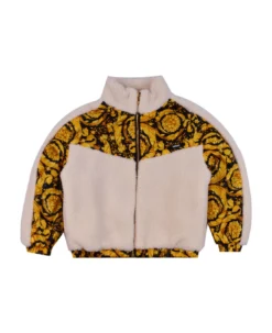 Versace Baroque Print Teddy Jacket