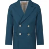 Gucci Blue Jacket For Boy With Logo