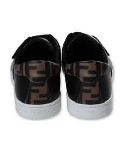 Fendi Sneakers Bianche In Pelle Con Dettaglio Zucca Print Bambino -Golden Goose Store e9886c294e390c46599cbb380714c3e4