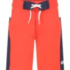 Hugo Boss Red Swim Boxer For Boy With Logo