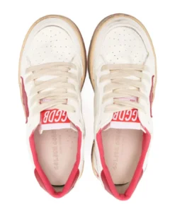 Golden Goose White And Red Calf Leather Sneakers -Golden Goose Store f3dba863d3c48fcbdbaf89933d729390