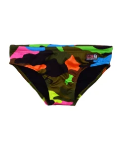MC2 Saint Barth Swimsuit With Camouflage Print